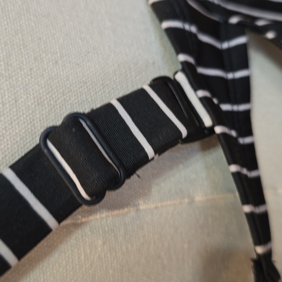 All In Motion Blk/Wht Tankini Top 16W - Picture 5 of 8